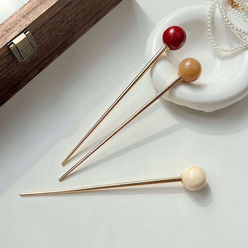 Ful Bead Hair Clip Girls Japanese-style 15cm Hair Sticks Hair Accessories 2022 New