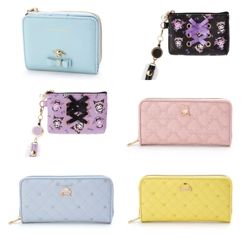 MINISO Sanrio кавайный кошелек брелоки Hello Kitty Моя Мелодия косплей сумка Kuromi рюкзак