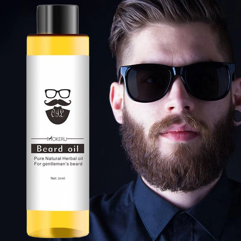 

NEW 30ml Beard Oil Beard Thicker & More Full Thicken Long-lasting Moistur Hair Beard Oil for Men Beard Grooming Beard Care
