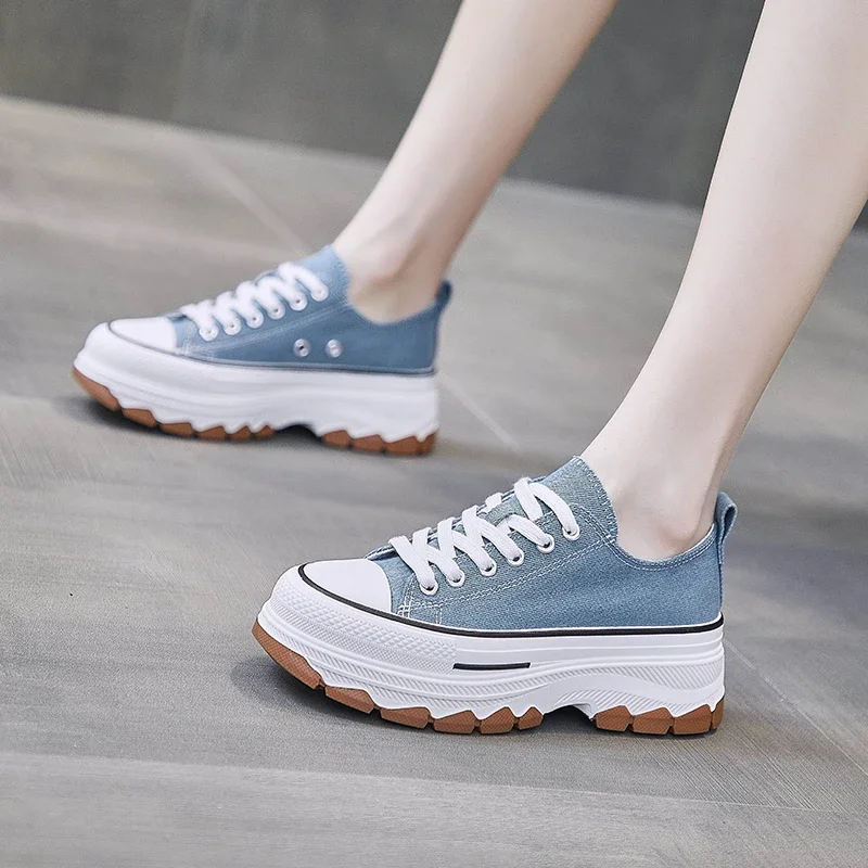 Женские кроссовки на толстой подошве Повседневные Удобные прогулочные туфли с