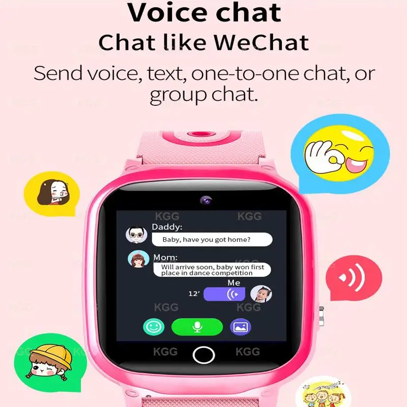 Детские Смарт-часы с GPS 2G часы функцией звонков SOS обратный вызов монитор шагомер