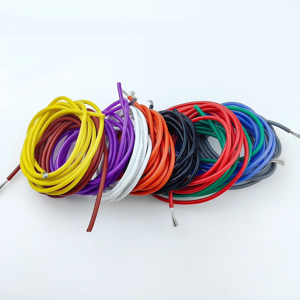 

Силиконовый Электрический Провод 5-30 М, 16-30 AWG, Многожильный, С Медным Сердечником, Изолированный, Разноцветный