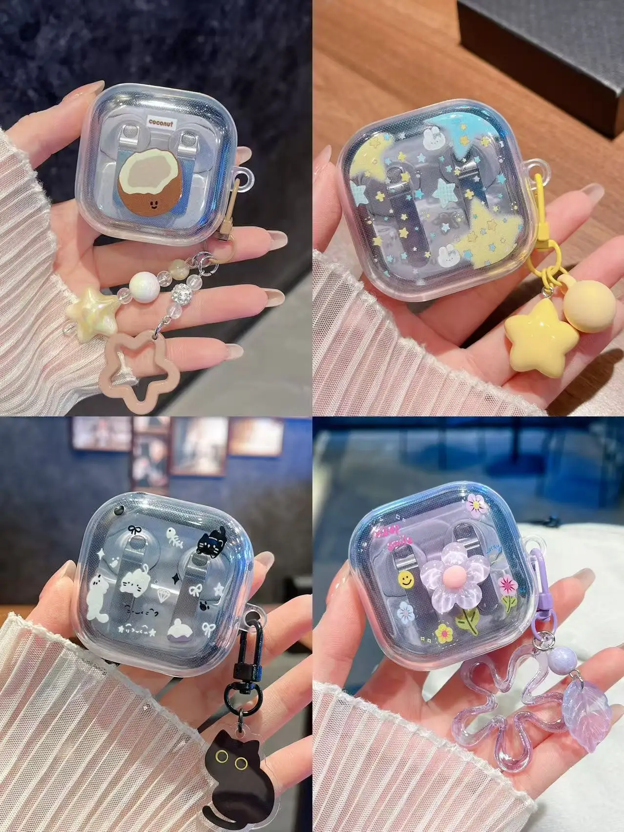Фото Новый защитный чехол для наушников Samsung Galaxy Buds4 Pro/Buds 4, милый чехол для Redmi Buds 8 Pro, чехол для Oppo Enco Air5 Pro №5