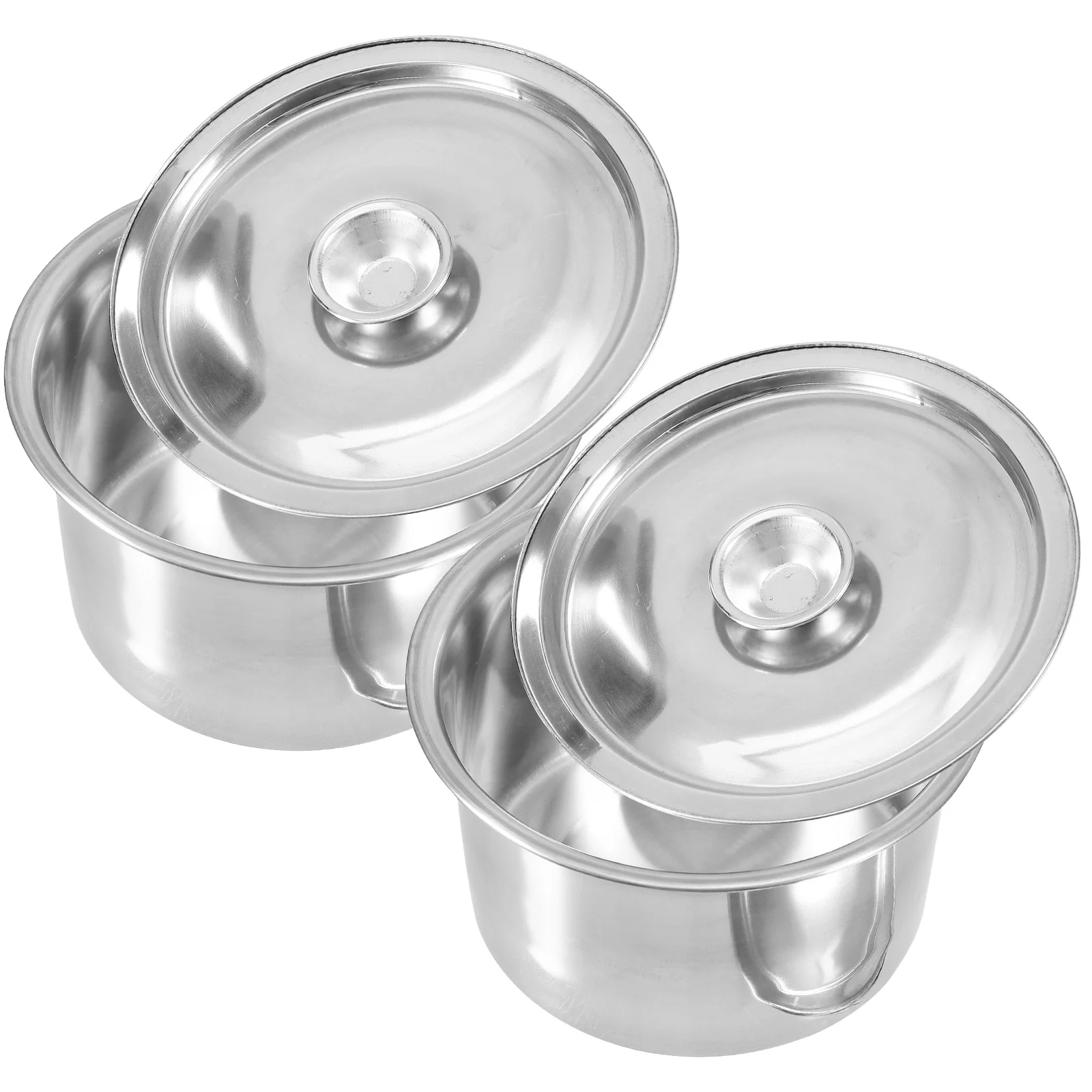 

2 Set Container Lid Metal Oil Containers Lids Canister Kitchen Condiment Jar Sugar Counter Gadget