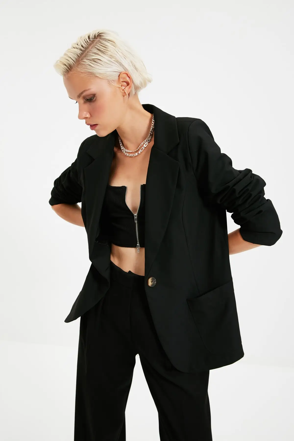 

Trendyol Buttoned Jacket TWOAW22CE0169