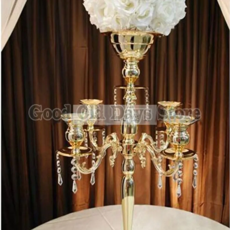 

Wedding Metal Candelabras candle holder Flower Vase Wedding Props