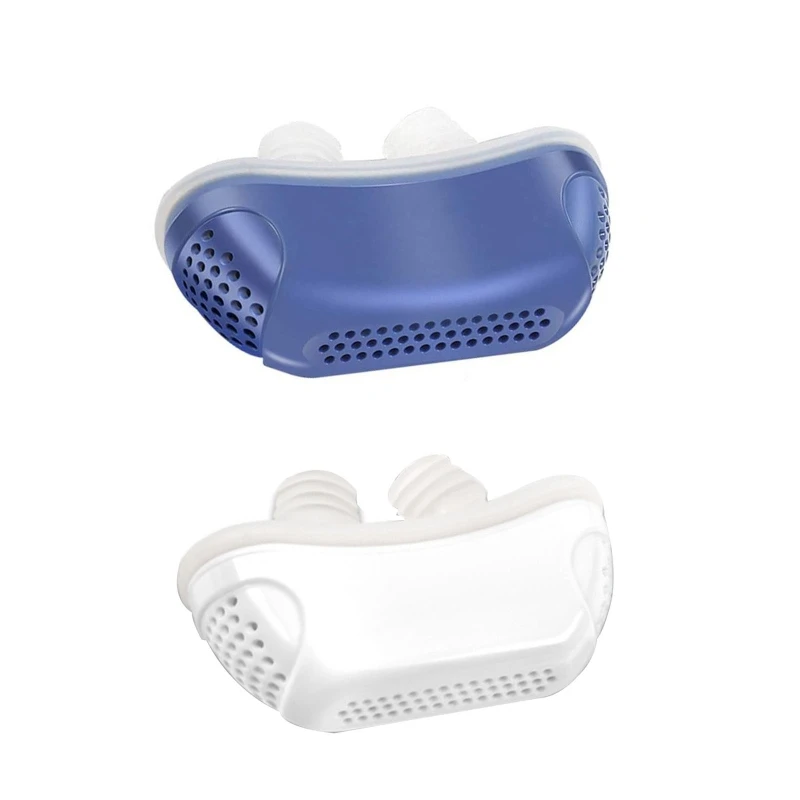 

918D Anti Snoring Devices Nose Vent Clip Micro Nasal Dilators Snore Stopper Double Eddy Current Fan Designs Aid Sleep Device