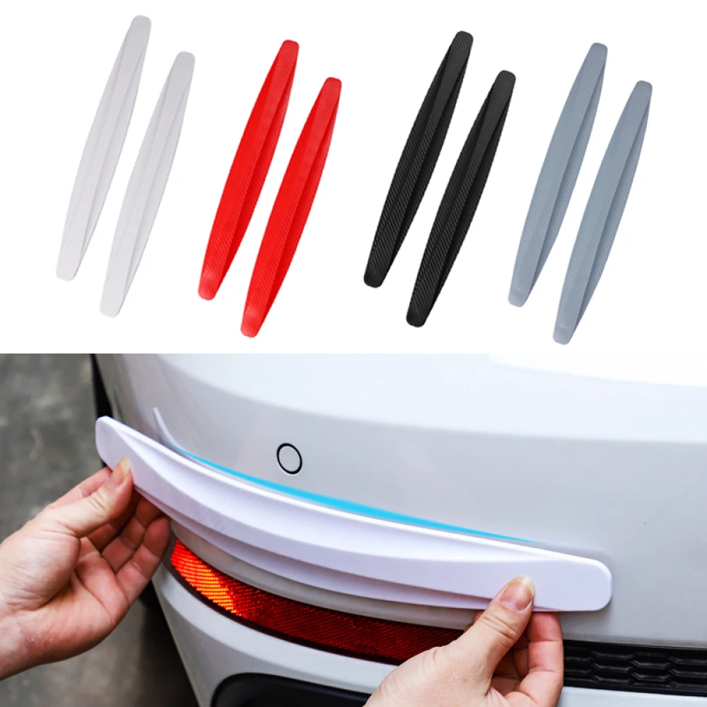 

Universal Anti-Collision Protector Rubber Auto Front And Rear Corner Bumper Cover Guard Lip Strip Sticker Car Door Products
