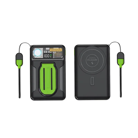 Внешний аккумулятор 20000 мАч с охлаждающим вентилятором, магнитная беспроводная зарядка 22.5 Вт для Magsafe iPhone 17, Samsung, Huawei, Xiaomi