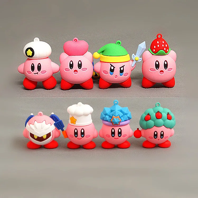 

Kwaii Kirby фигурки аниме игры Розовый Kirby вадл ди ДУ милый мультфильм собирать мультфильм игрушки куклы экшн-игрушки Фигурки Рождественские под...