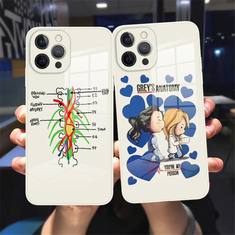 

Grays Anatomy You are my person Tempered Glass Phone Case for iPhone 13 Mini 12 Pro MAX 11 Pro Max 7 8 Plus X XS Max XR SE case