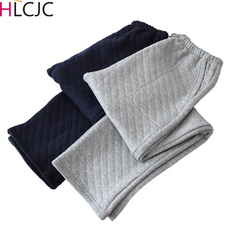 

Хлопковые утепленные теплые женские брюки с воздушным слоем, зимние фланелевые брюки для пижамных штанов, разные стили, одежда для пар и отд...