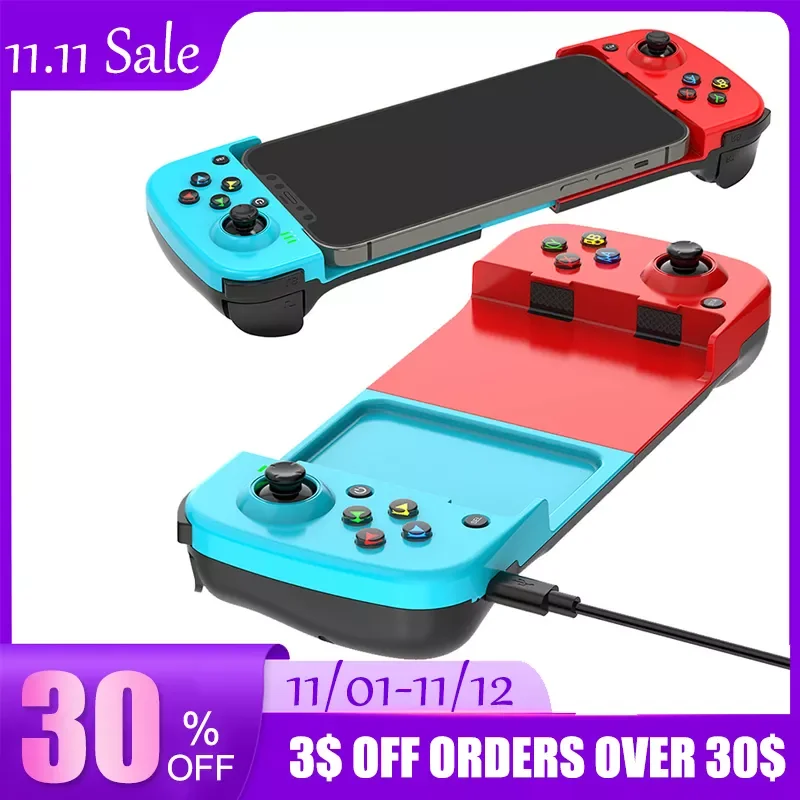

Беспроводной Bluetooth игровой контроллер, телескопический геймпад, Джойстик Android с зарядкой