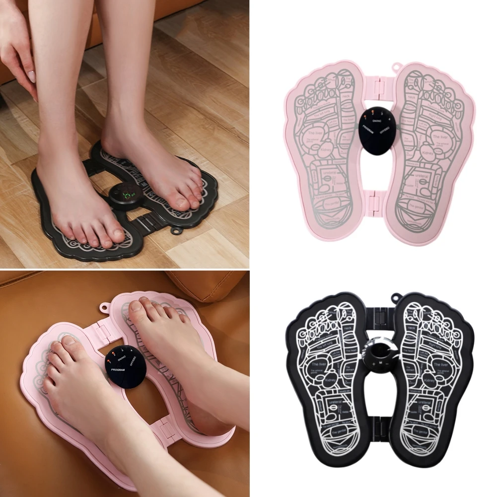 

Portable EMS Massage Pad Improve Blood Circulation EMS Foot Massager Pad Relief Pain Relax Battery Powered USB Charging Products
