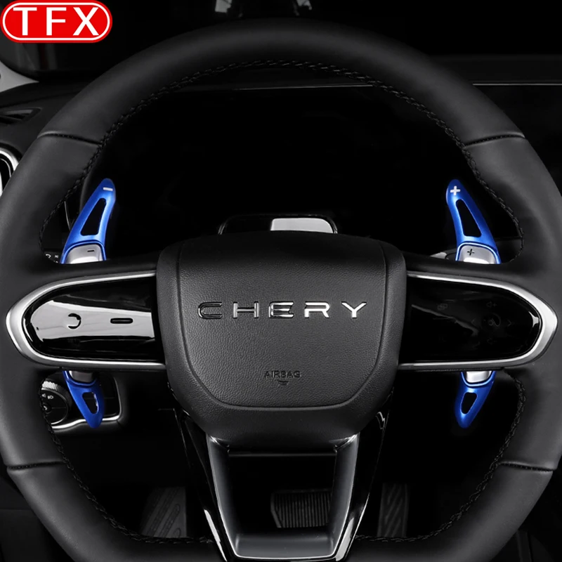 Автомобильный Стайлинг для JAECOO J8 2024 рулевое колесо из алюминиевого сплава рычаг