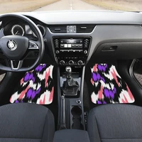 blue pink white abstract art car floor mats set front and back floor mats for car car accessories