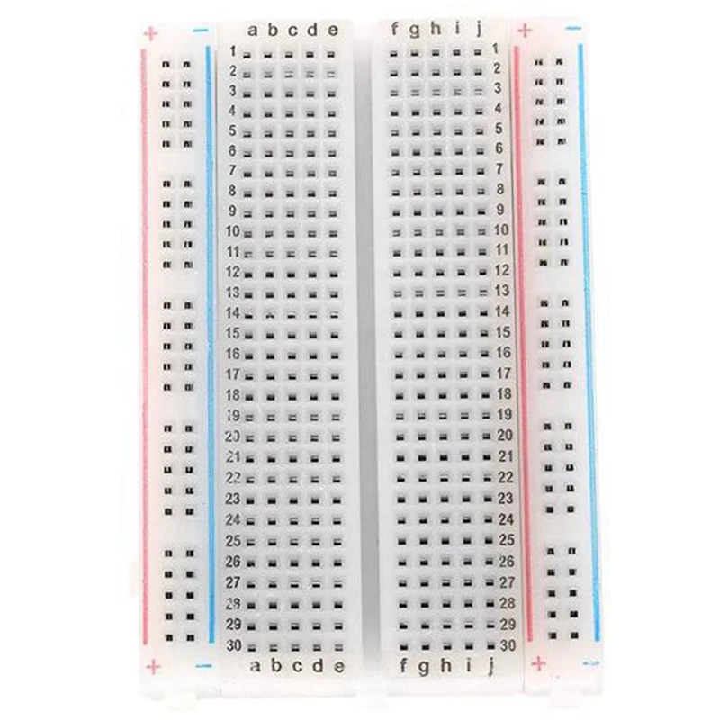 

Hot-10 Pcs PCB Test Mini Breadboard Breadboard 400 Contacts 8.5 X 5.5 Cm Test Soldering Board