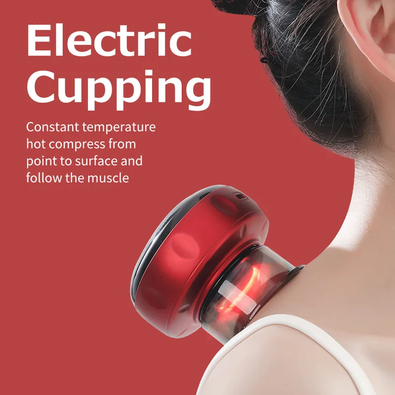 

Cupping Therapy Machine Cellulite Remover Body Anti Cellulite Massager Vacuum Suction Cups Heating Negative Pressure Therapy