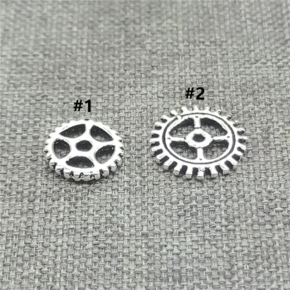 

15pcs of 925 Sterling Silver Flat Wheel Gear Spacer Beads for Necklace Bracelet 7mm 9mm