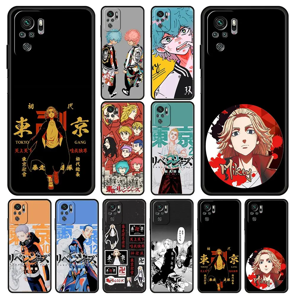 

Cover Case for Xiaomi 11T 12 12Pro 12X Redmi 7 8 9 10 7A 8A 9A 10A 9C 10C K40 K50 Pro Plus Bag Shockproof Tokyo Revengers Anime