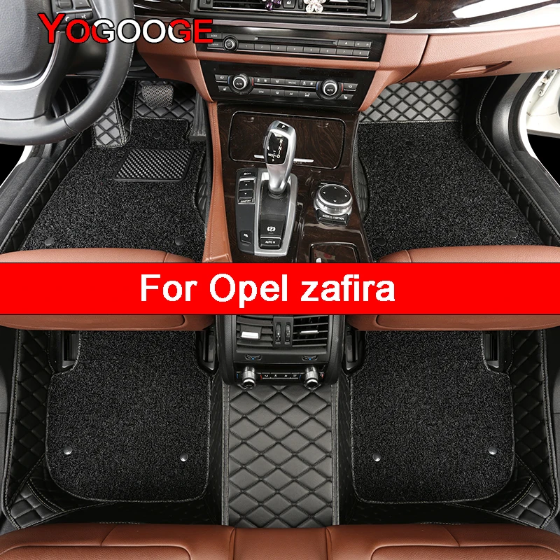 

YOGOOGE Car Floor Mats For Opel Zafira TOURER C P12 5seats Foot Coche Accessories Carpets