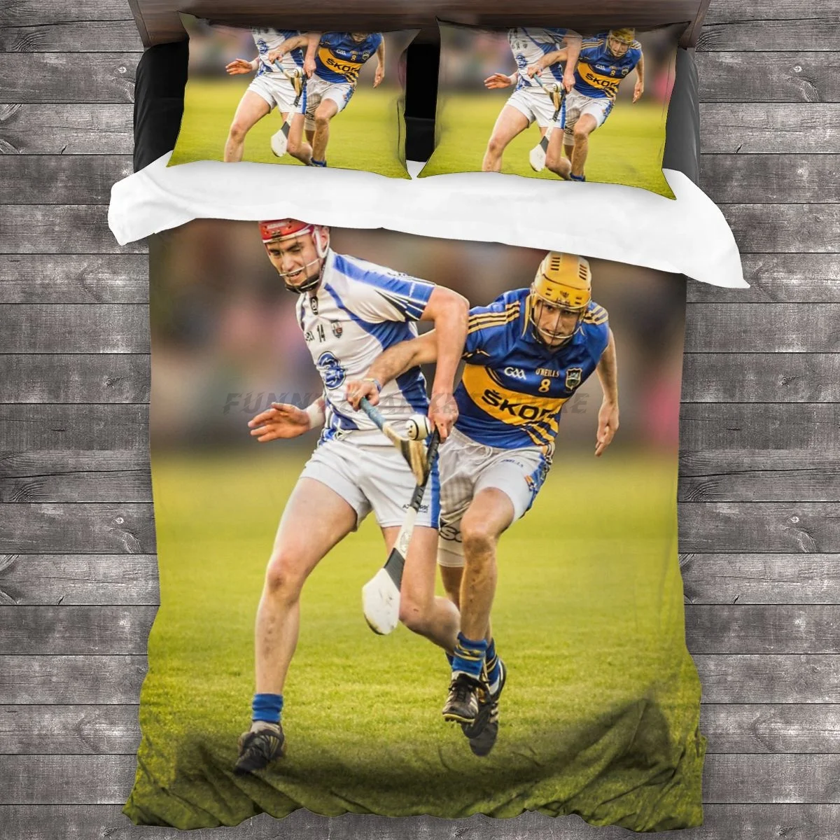 

Hurling Waterford V Tipperary Bedding Set Duvet Cover Pillowcases Comforter Bedding Sets Bedclothes