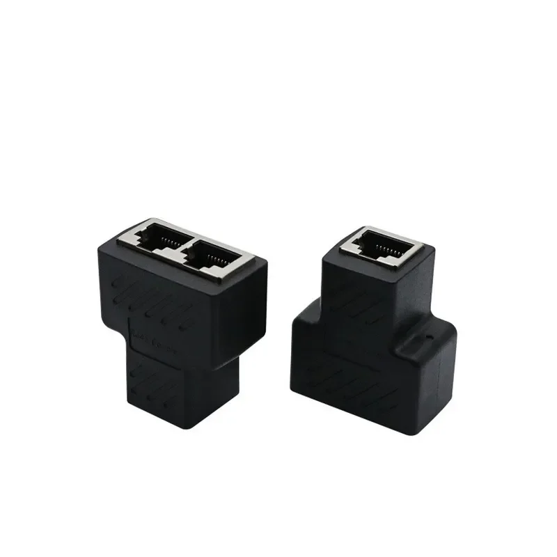 

Ethernet LAN Network Splitter 1 To 2 Ways Double Adapter Ports Coupler Connector Extender Adapter Plug Connector Adapter