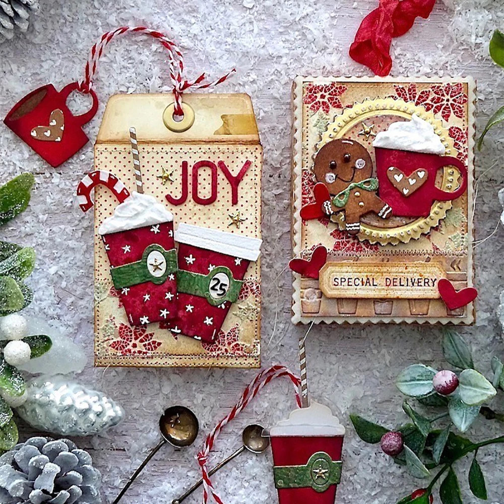 Режущие штампы серебряного цвета для скрапбукинга