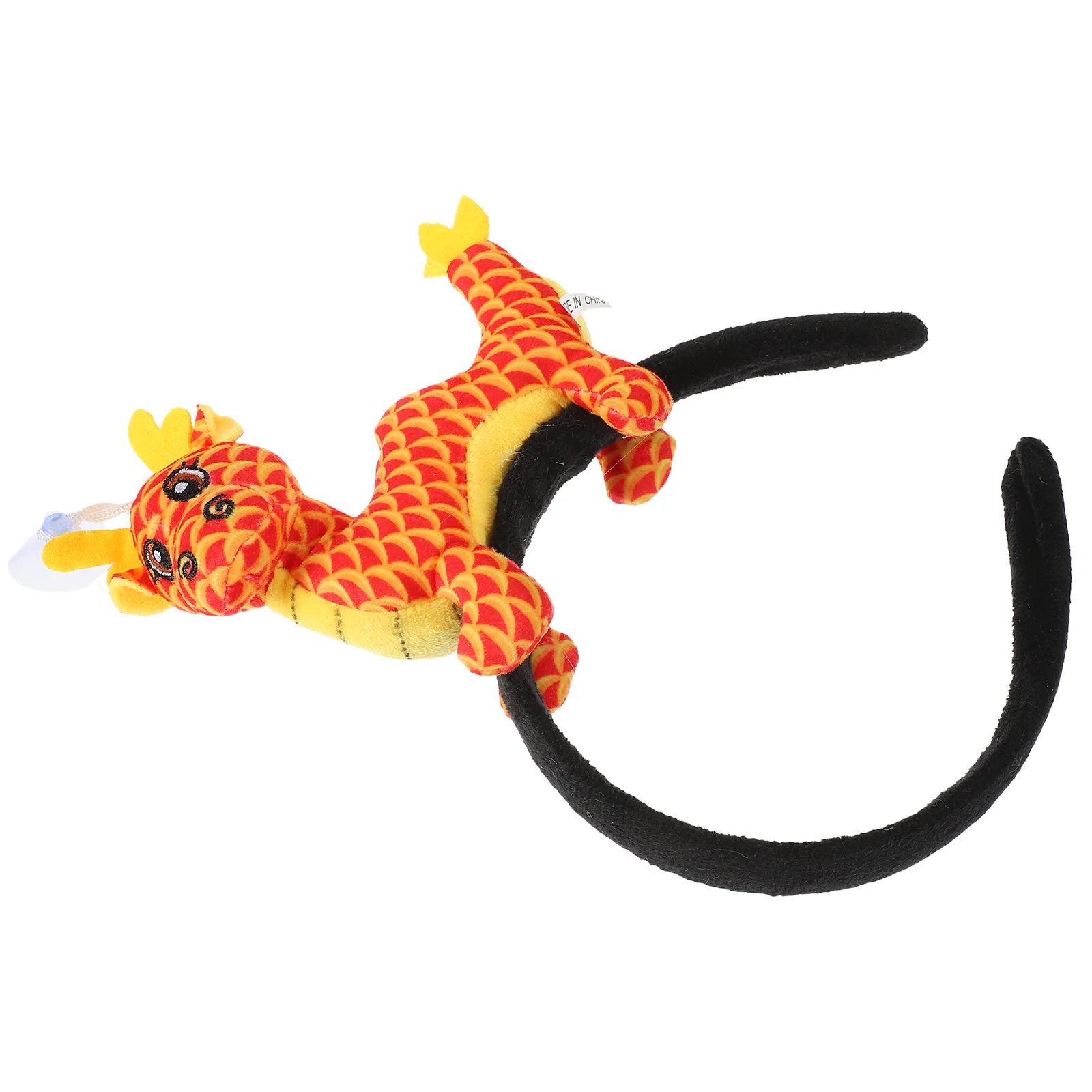 

Hair Ties Chinese Zodiac Hairband Cartoon Plush Dragon Headband New Year Stage Performance Child