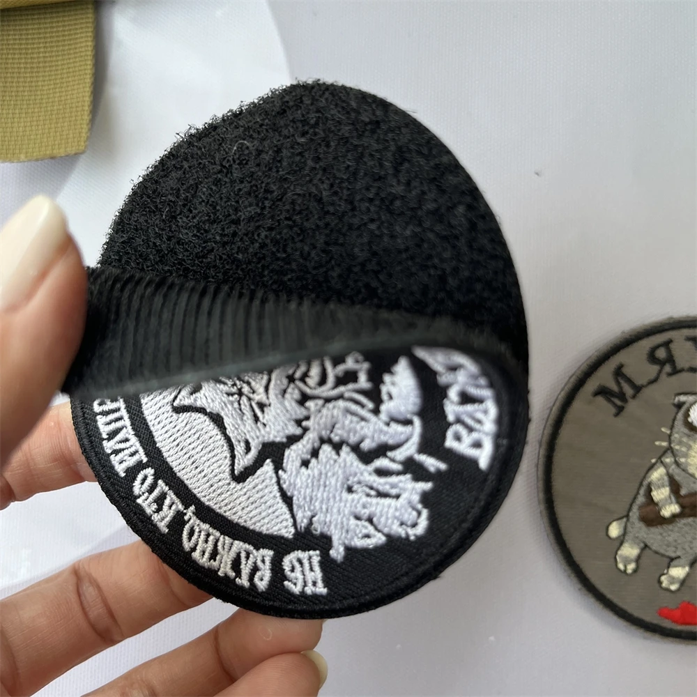 Русские нашивки тактический волк топор вышитый крючок и петля значок для