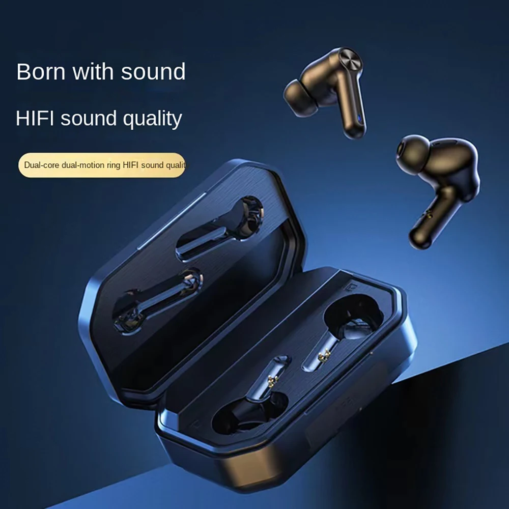 Фото Беспроводные Bluetooth-наушники Lenovo LP3 Pro TWS с низкой задержкой и долгим сроком службы, водонепроницаемая Спортивная гарнитура с тремя дисплеями мощности №4