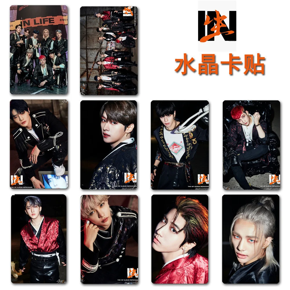 

10 шт./компл. Kpop, Стикеры для детских карт, фотоальбом в прямом эфире, K-pop, детская Фотокарта
