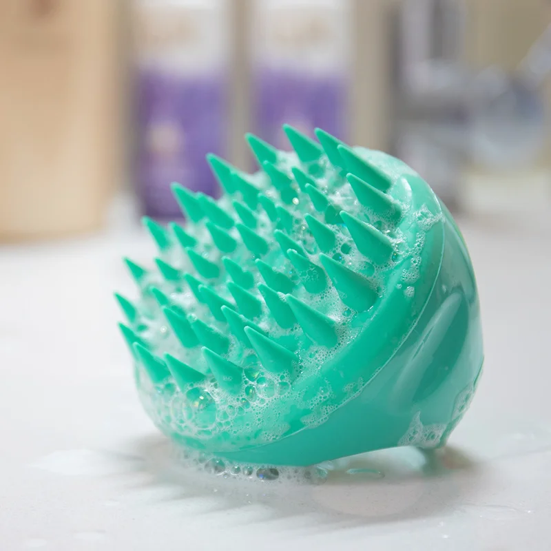 

Silicone Round Hair Brush Shampoo Scalp Brush Comb Head Spa Slimming Massage Brush Body Hair Washing Comb Shower Bath Brush