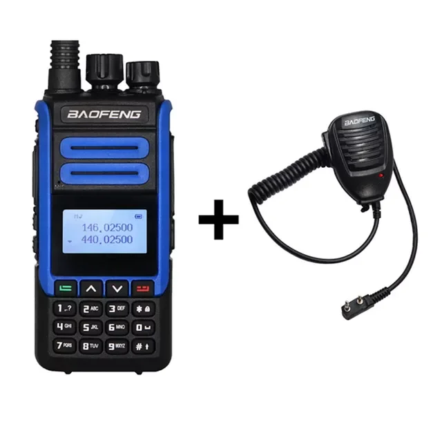 Baofeng BF-H7 Walkie Talkie 10W Portable CB Radio Station FM Remotely Transceiver 2200mAh Dual Band Two Way Radio LCD Screen