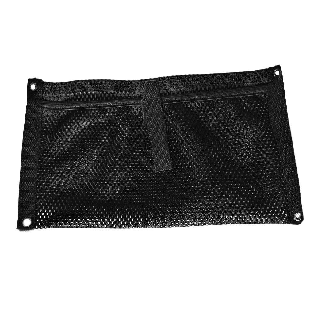 Nylon Kayak Canoe Storage Mesh Side Pouch Bag Gear Holder Beer Can Hanger for Boat Dinghy | Accessories