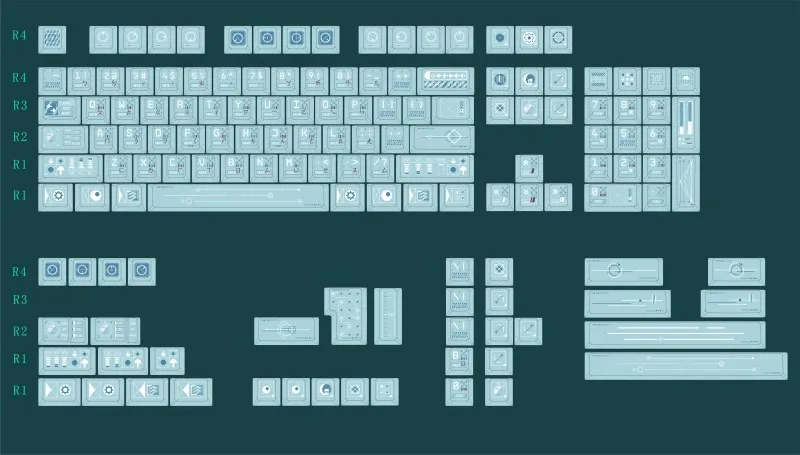 142 клавишинабор, колпачки для клавиш Starfield Theme PBT Dye Subbed, колпачки для клавиш Cherry Profile, игровые колпачки в стиле аниме для 61, 64, 68, 87 96 104 (art.: 3920ccd486de0) - 3920ccd486de0
