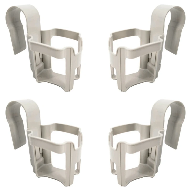 

4 Pcs Poolside Cup Holder,No Spills Drink Holder For Above Ground Pools,Pool Drink Holders Fits 2 Inch Or Less TOP Round