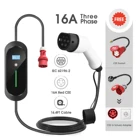Портативное зарядное устройство для электромобиля Wallbox EV, EVSE Cavo Ricarica, автомобильный кабель типа 2 EV, тип 2 11 кВт, 3-фазный автомобиль