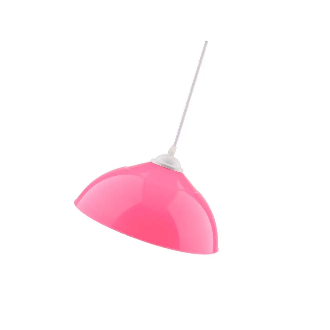 

Semi-circular Ceiling Light Shade Cover Pendant Lampshade Fixture White