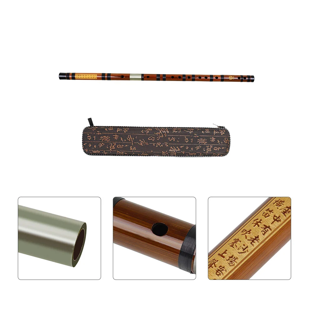 

Flute Wooden Little Traditional Musical Instrument Piccolo Beginners Portable Chinese Dizi Bitter Woodwind For