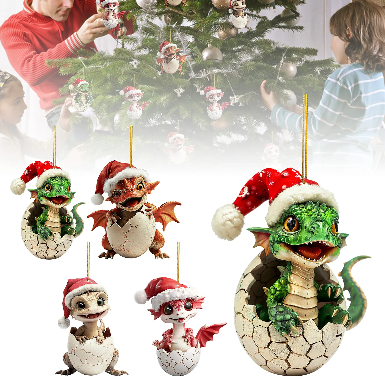 Милый детский акриловый кулон в виде динозавра милый D-образный яйца украшение