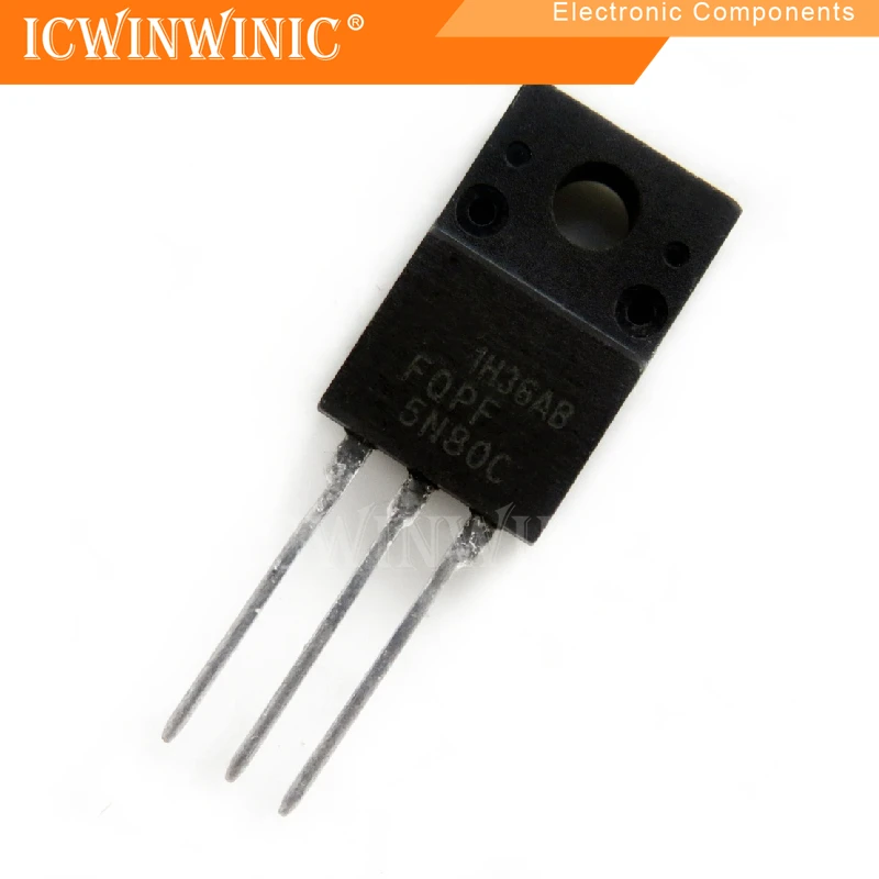 10 шт. FQPF5N80 5N80