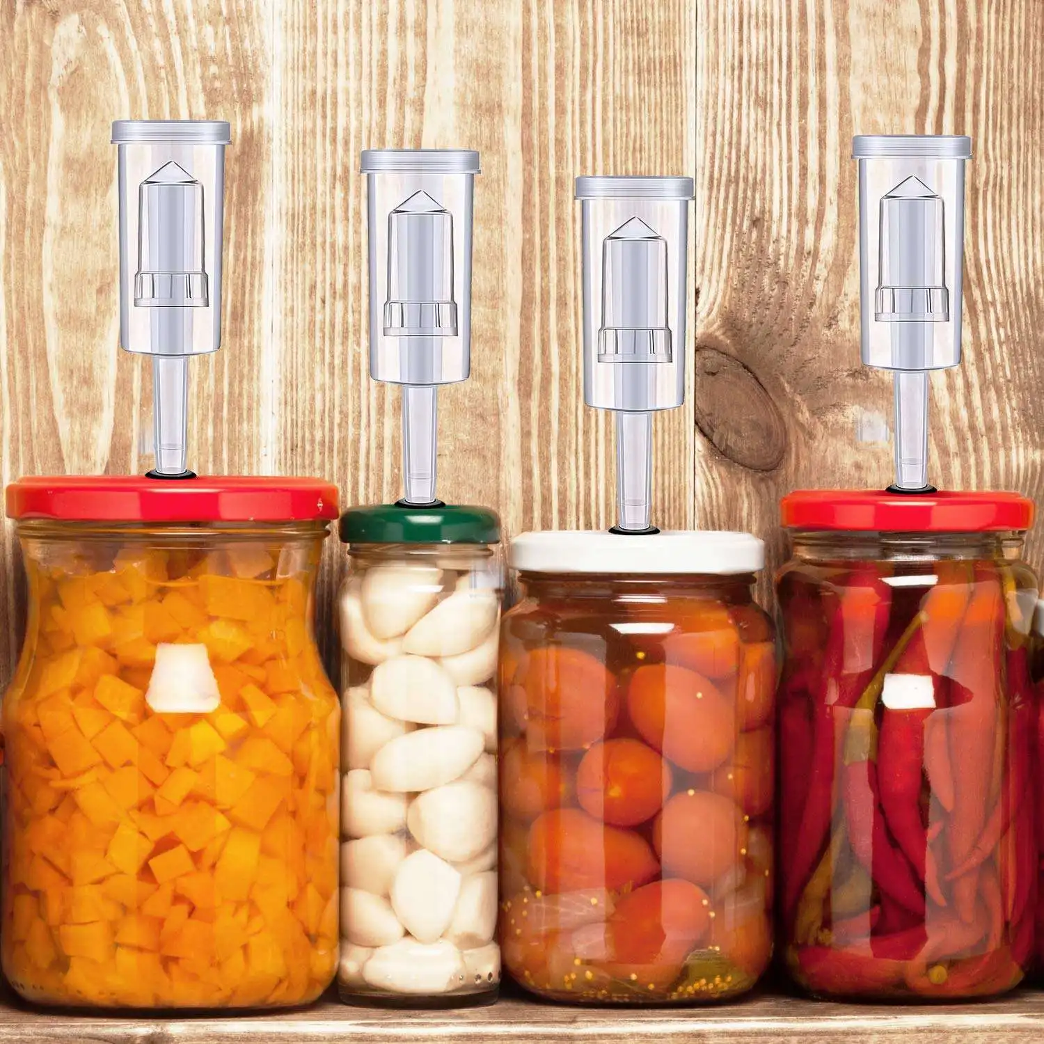 Airlock Set for Fermentation 20 Pieces Silicone Grommets and 6 Plastic Preserving Brewing Making Wine Ferm