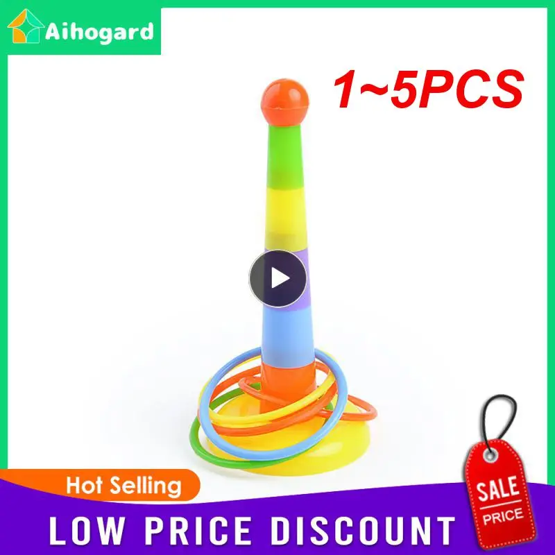 

1~5PCS Interesting Mini Iron Ring Toys, Suitable for Parrots Intellectual Development Games, Colorful Ring Bird Activity