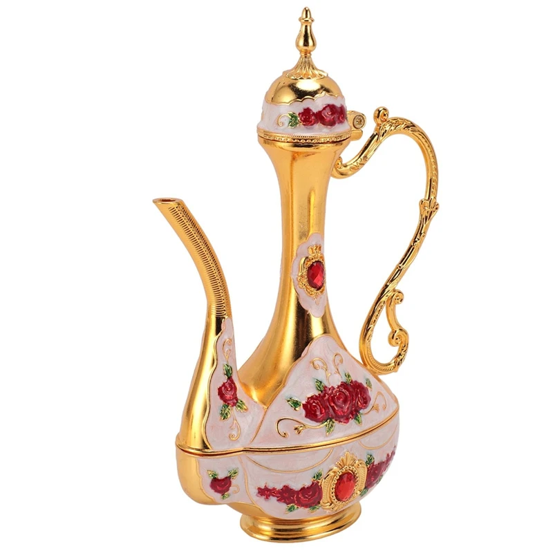 Винтажный турецкий кофейный набор чайный горшок и чашки из цинкового сплава