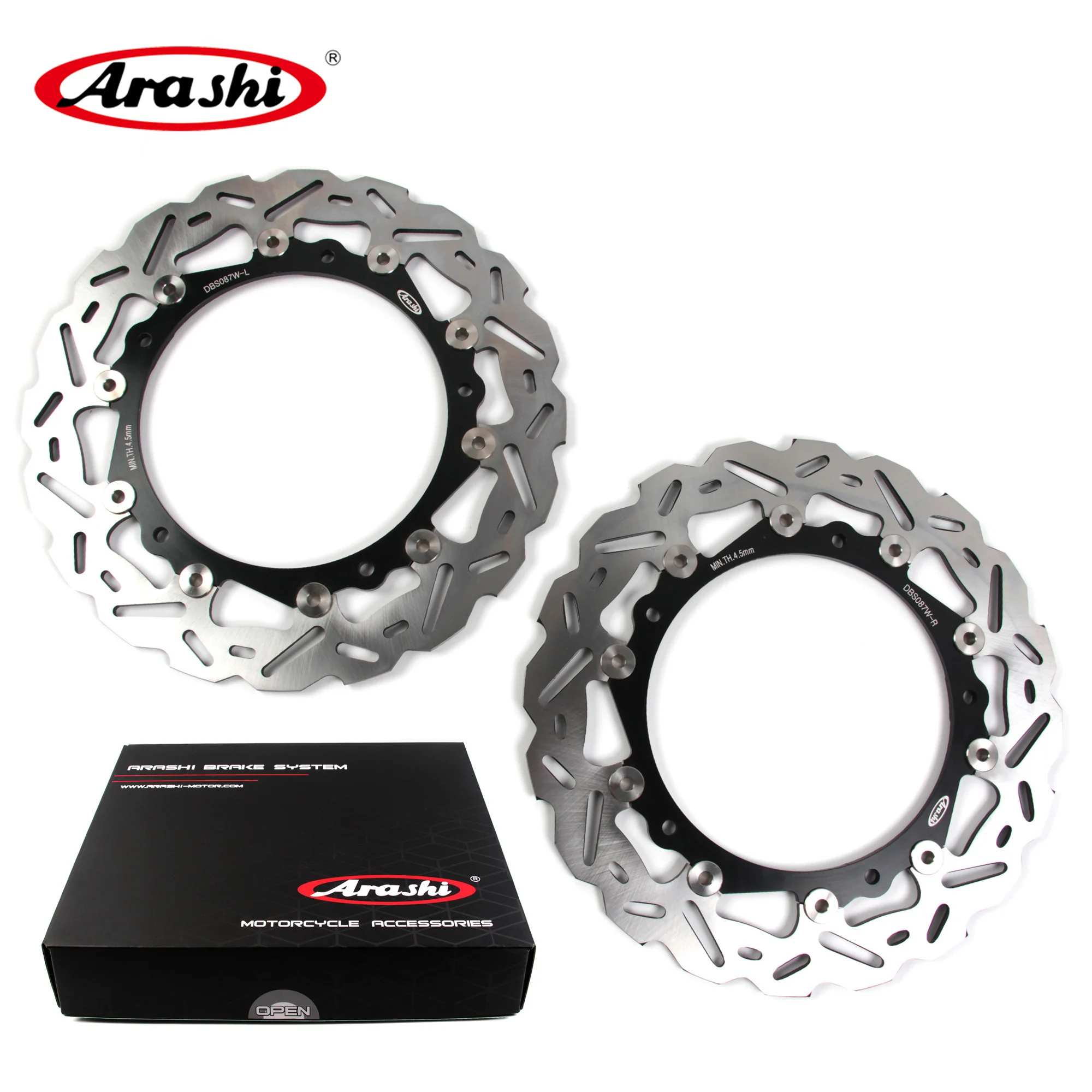 

Arashi 2PCS CNC Floating Front Brake Disc Brake Rotors For BMW R NINE T URBAN G/S 1200 2017 2018 2019 2020 2021 Motorcycle