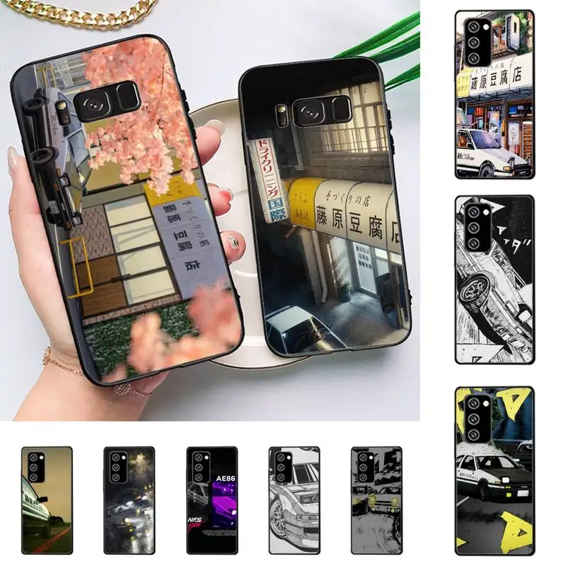 

Anime Initial D AE86 Tail Light Phone Case for Samsung Note 5 7 8 9 10 20 pro plus lite ultra A21 12 72