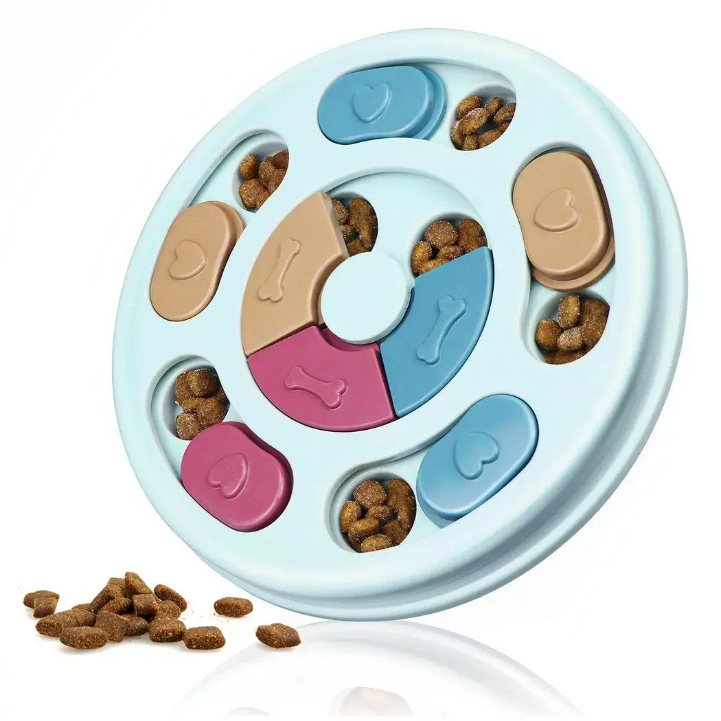 

2023NEW Dog Puzzle Toys Interactive IQ Training Dog Toy Non-Slip Slow Feeder Smart Beginner Treat Dispenser for Puppy Small Dogs