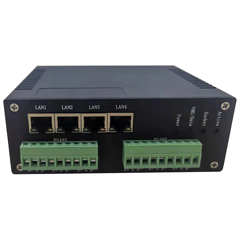 

HY-PLC Data Sampling Collection Acquisition PLC Central Controller Weather Data Logger With LAN Six RS485 Ports