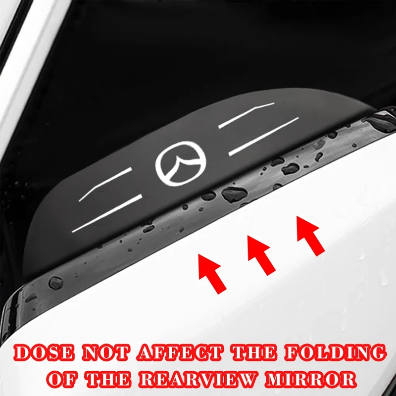 Автомобильный дождевик для зеркала заднего вида 2 шт. автомобильные аксессуары